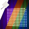 Color-changing RGB LED Light Plate Light Board - 12V 36W DMX Compatible 156LEDs 7inch*7inch for Project Lighting, Party Lighting, Creative Design