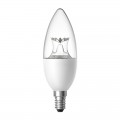 LED Candalabra Bulb E12 Base Smart Light Bulbs, Dimmable E12 Ceiling Fan Light Bulb 40W Equivalent, Candle Bulb Chandelier Kitchen Light Works with Alexa HomeKit Google Assistant IFTTT