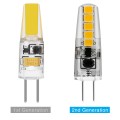 Pack of 10 Units, 2W LED G4 Bulbs, 12VAC/DC, Warm White, 20W Halogen Lamps Equivalent