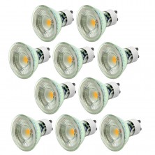 10pcs 5 W LED Spotlight 550-650 lm GU10 1 LED Beads COB Dimmable Decorative Warm White Cold White 220-240 V