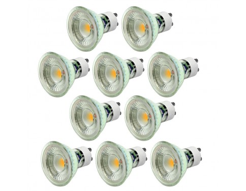 10pcs 5 W LED Spotlight 550-650 lm GU10 1 LED Beads COB Dimmable Decorative Warm White Cold White 220-240 V