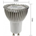 OmaiLighting High Power 6w gu10 led bulbs cool white 6000k 2*3w 400lm Spot light Pack of 4