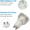 OmaiLighting LED Lighting, 3W GU10 LED Bulbs, Equivalent to 20W Halogen Bulbs, Light Colour Blue, 120° Beam Angle, Pack of 10 [Energy Class A+]