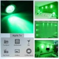 OmaiLighting LED Lighting, 3W GU10 LED Bulbs, Equivalent to 20W Halogen Bulbs, Light Colour Green, 120° Beam Angle, Pack of 5 [Energy Class A+]