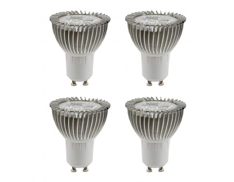 OmaiLighting High Power 6w gu10 led bulbs cool white 6000k 2*3w 400lm Spot light Pack of 4