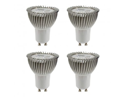 OmaiLighting High Power 6w gu10 led bulbs cool white 6000k 2*3w 400lm Spot light Pack of 4
