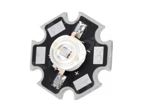 JR-460-B 55lm 3W 460nm LED Blue Light Soldering Bulb Plate - Black