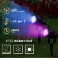 OmaiLighting Landscape Lights Outdoor,Color Change Led Stage Landscape Lighting,RGB Bluetooth Smart Floodlights APP Control,16 Million Colors Spotlight Flood Lamp for Garden Yard Tree Decoration