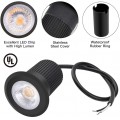 LED Inground Light Landscape Lighting, 5W LED Outdoor Well Light, UL Listed Linkable Pathway Lights, IP67 Waterproof Deck Light, 3000K Outdoor Lighting for Yard,Lawn,Garden,Patio,Pack of 6