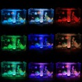 LED Lighting Aquarium Air Stone, 3W Submersible Fish Tank Bubble Stone, RGB Color Changing Underwater Air Pump Stones