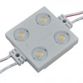 16-Feet String of 25 Water-Resistant High Output LED Modules, Each with 4xSMD2835, 12-Volt, White