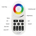 WiFi Compatible RGB+White Multi Zone Controller w/ RF Remote - 4 Zone RGBW LED Controller - Compatible with Smartphone/Tablet PC (Hub not included)