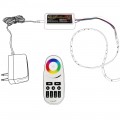 WiFi Compatible RGB+White Multi Zone Controller w/ RF Remote - 4 Zone RGBW LED Controller - Compatible with Smartphone/Tablet PC (Hub not included)