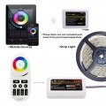 WiFi Compatible RGB+White Multi Zone Controller w/ RF Remote - 4 Zone RGBW LED Controller - Compatible with Smartphone/Tablet PC (Hub not included)