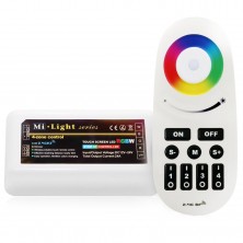 WiFi Compatible RGB+White Multi Zone Controller w/ RF Remote - 4 Zone RGBW LED Controller - Compatible with Smartphone/Tablet PC (Hub not included)