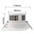 2-Pack LED Energy Saving Flush-fitting Ceiling Light 7W 85-265V Warm White +led driver