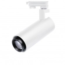 Adjustable 3000K Minimal Gallery Series Spotlight, White