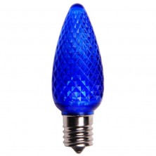 C9 LED Christmas Lamp Dimmable Blue LED Replacement Lamps, Pack of 25