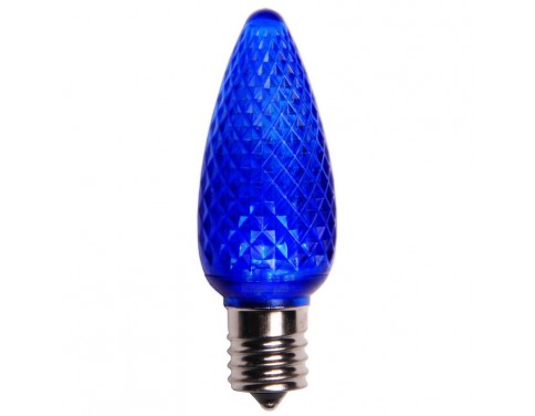 C9 LED Christmas Lamp Dimmable Blue LED Replacement Lamps, Pack of 25