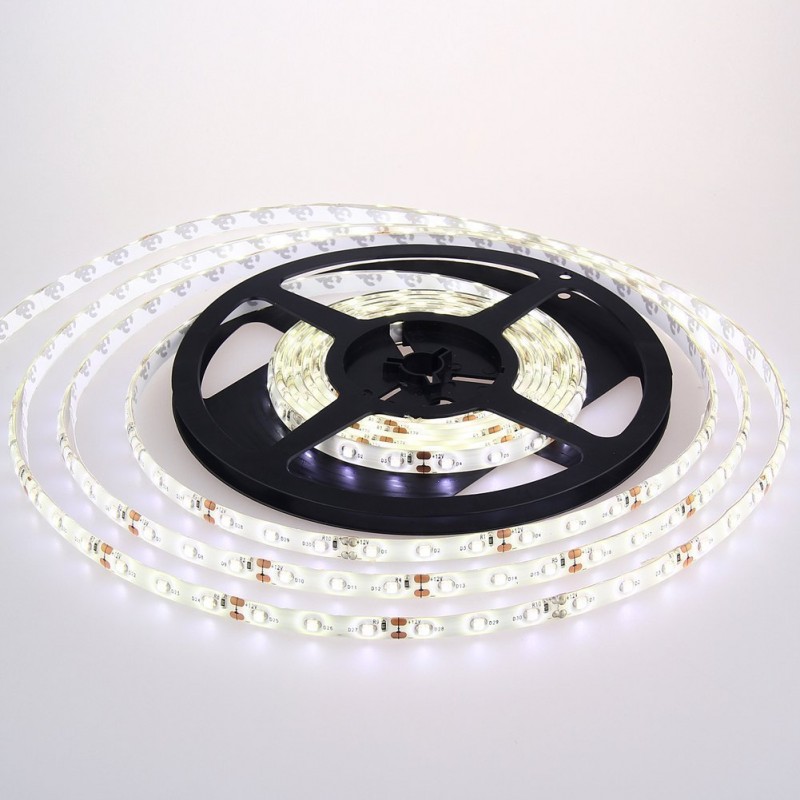 3528-IP65-White-60L Pure White LED Strip Light, Waterproof LED Flexible  Light Strip 12V with 300 SMD LED