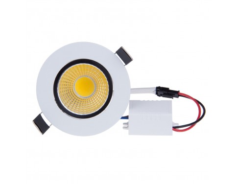 9W 110V New Dimmable Warm White COB LED Ceiling Light Recessed Fixture Down Light Bulb Lamp