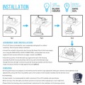 8-inch LED Dimmable Downlight, 30W, w/ Junction Box, Recessed Ceiling Light Fixture, Commercial Downlights