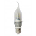 Dimmable 5W LED Candle Bulb, LED Candelabra Light Bulb, E26 Medium Base, Faliment Shape, 40 Watt Replacement, Candle LED, Candelabra LED