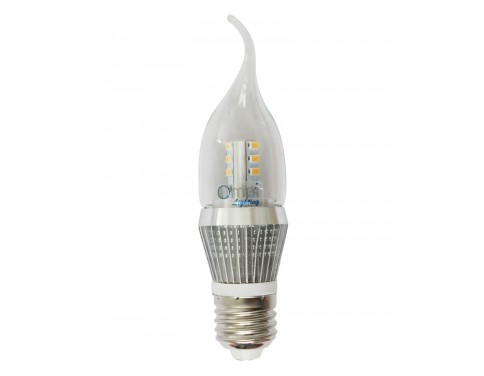 Dimmable 5W LED Candle Bulb, LED Candelabra Light Bulb, E26 Medium Base, Faliment Shape, 40 Watt Replacement, Candle LED, Candelabra LED
