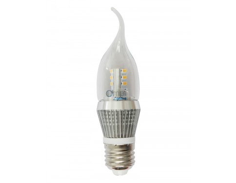 Dimmable 5W LED Candle Bulb, LED Candelabra Light Bulb, E26 Medium Base, Faliment Shape, 40 Watt Replacement, Candle LED, Candelabra LED