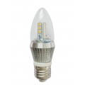 Dimmable 5W LED Candle Bulb, LED Candelabra Light Bulb, E26 Medium Base, Torpedo Shape, 40 Watt Replacement, Candle LED, Candelabra LED