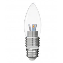 6-Pack LED E26 Base candelabra warm white 3000k 3w 40watts chandelier light bulbs