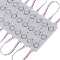 200 PCS DC12V White 6500K Injection 3 LED Module 1.32 W Waterproof Decorative Back Light for Letter Sign Advertising Signs with Tape Adhesive Backside