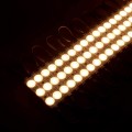 200 PCS DC12V White 6500K Injection 3 LED Module 1.32 W Waterproof Decorative Back Light for Letter Sign Advertising Signs with Tape Adhesive Backside