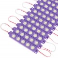 200pcs OmaiLighting DC24V Purple Injection 5 LED Module 1.2 W Waterproof led Light Strip for Letter Sign Advertising Signs with Tape Adhesive Backside