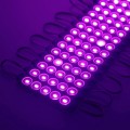 200pcs OmaiLighting DC24V Purple Injection 5 LED Module 1.2 W Waterproof led Light Strip for Letter Sign Advertising Signs with Tape Adhesive Backside