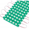 OmaiLighting 200pcs 1.2 W Injection 5 LED Module DC24V Green Waterproof led Light Strip for Letter Sign Advertising Signs with Tape Adhesive Backside