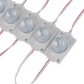 20PCS 12V LED Module with Lens for Light Box 2.0W 6500K White 160-200LM IP65 with Tape Adhesive Back