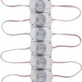 20PCS 12V LED Module with Lens for Light Box 2.0W 6500K White 160-200LM IP65 with Tape Adhesive Back