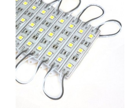 Day White 20pcs Samsung 5630 SMD 3p LED Module Waterproof Super Bright LED Modules Sign LED Light 12V 6000k Cool White