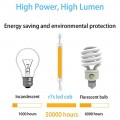 Dimmable R7S COB LED Bulbs 5W J Type 78MM Double Ended LED Lights 50W Halogen Equivalent T3 R7S Base Equivalent Floodlight Replacement for Garage Speciality Lighting Floor Lamps