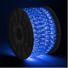 300' LED 2-Wire Blue Rope Light Home Patio Party Christmas Decorative In/outdoor