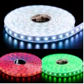 5050 Led Flexible Strip Lights 60leds/m Multi-Colored LED Tape Lights IP65 Silicone Coating Waterproof for Bedroom Home Decoration