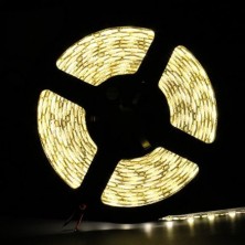 16.4FT 5M SMD 5050 Waterproof 300LEDs Warm White LED Flash Strip Light ,LED Flexible Ribbon Lighting Strip,12V 60W