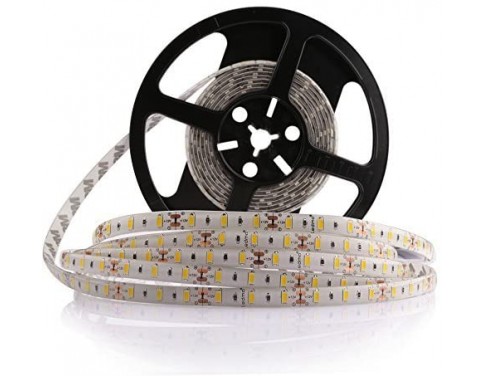 SMD5630 LED Strip, 16.4Ft, 300LEDs Warm White 3000K, DC12V Waterproof IP65, 25LM/LED, 2 Times Brightness Than SMD5050 LED Light Strip, LED Strip Light