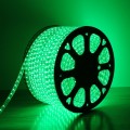 110-120V LED Strip Light, Green, Super Bright 5050 LEDs, Waterproof, Pack of 50M, Flexible LED Rope Light