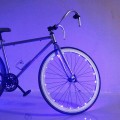 Super Bright 20-LED Bicycle Bike Rim Lights - Personalized LED Colorful Wheel Lights - Perfect for Safety and Fun - Easy to Install - Blue Green Red Pink White Multicolore