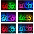 Super Bright 20-LED Bicycle Bike Rim Lights - Personalized LED Colorful Wheel Lights - Perfect for Safety and Fun - Easy to Install - Blue Green Red Pink White Multicolore