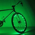 Super Bright 20-LED Bicycle Bike Rim Lights - Personalized LED Colorful Wheel Lights - Perfect for Safety and Fun - Easy to Install - Blue Green Red Pink White Multicolore