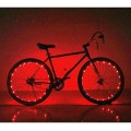 Super Bright 20-LED Bicycle Bike Rim Lights - Personalized LED Colorful Wheel Lights - Perfect for Safety and Fun - Easy to Install - Blue Green Red Pink White Multicolore