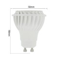 1 pack 7w COB LED GU10 Light Bulb, day white, 60w Replacement for Halogen bulb [Energy Class A]
